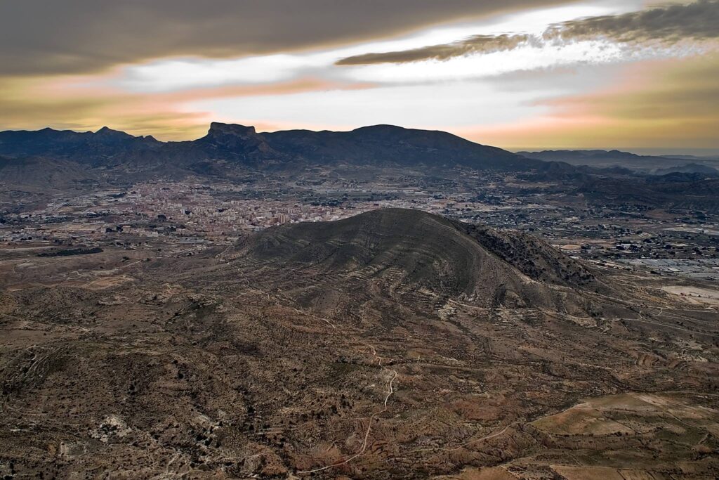 Elda-Vista del valle