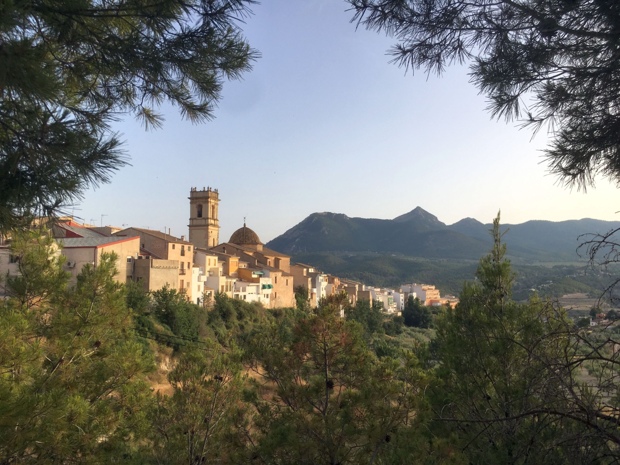 Tibi-Panoràmica campanar i poble