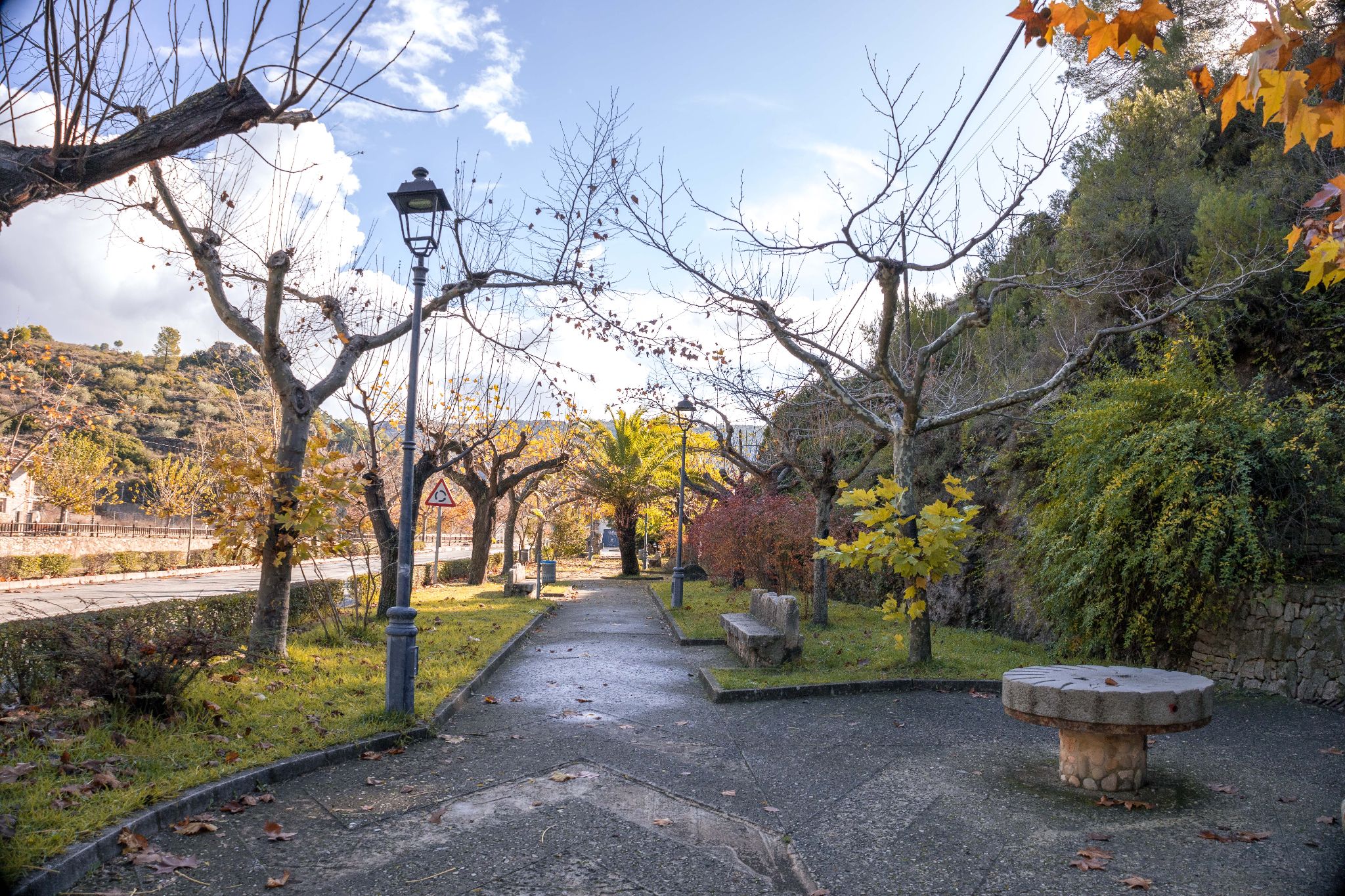 Lorcha-Parque entrada a pueblo