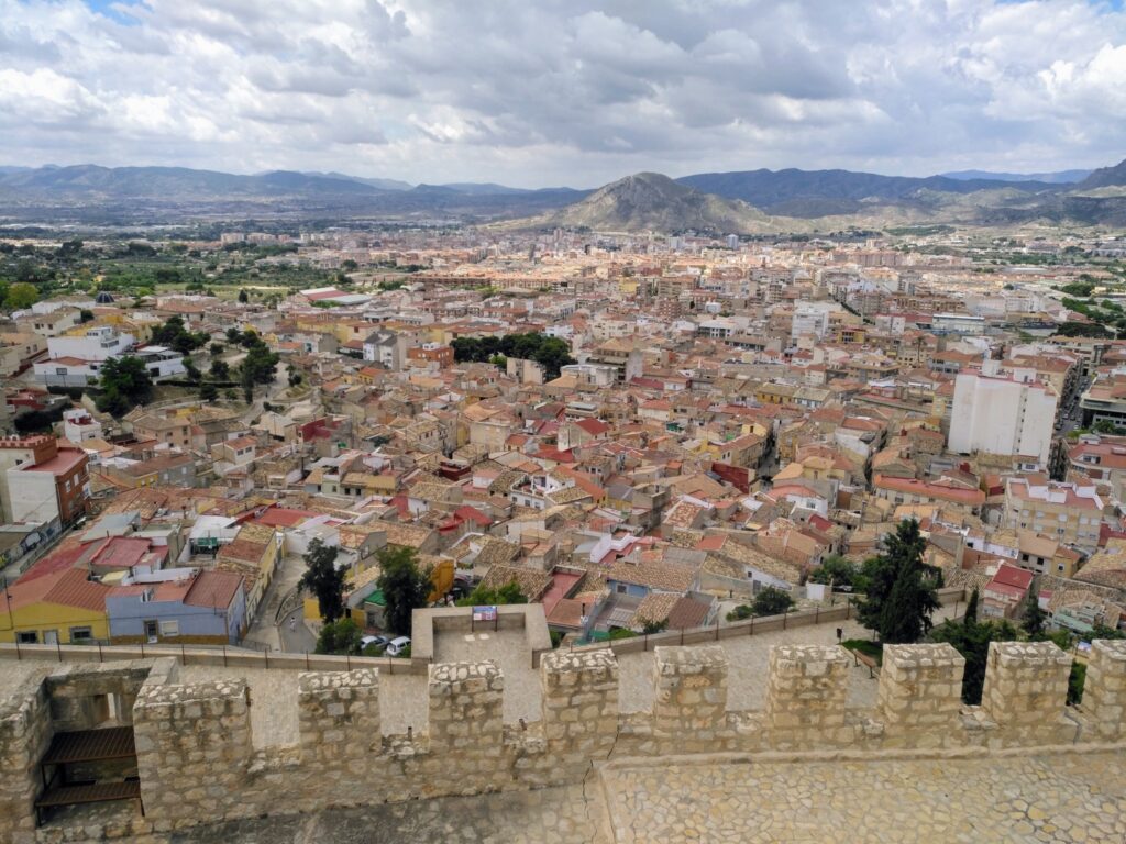 Petrer-Vistas desde el castillo