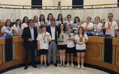 La Diputación recibe a las jóvenes promesas del deporte ilicitano