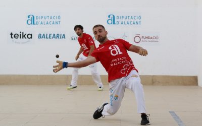 Arranca en Dénia el ‘Trofeu Diputació d’Alacant d’Escala i Corda’ con los mejores pilotaris de la Comunitat