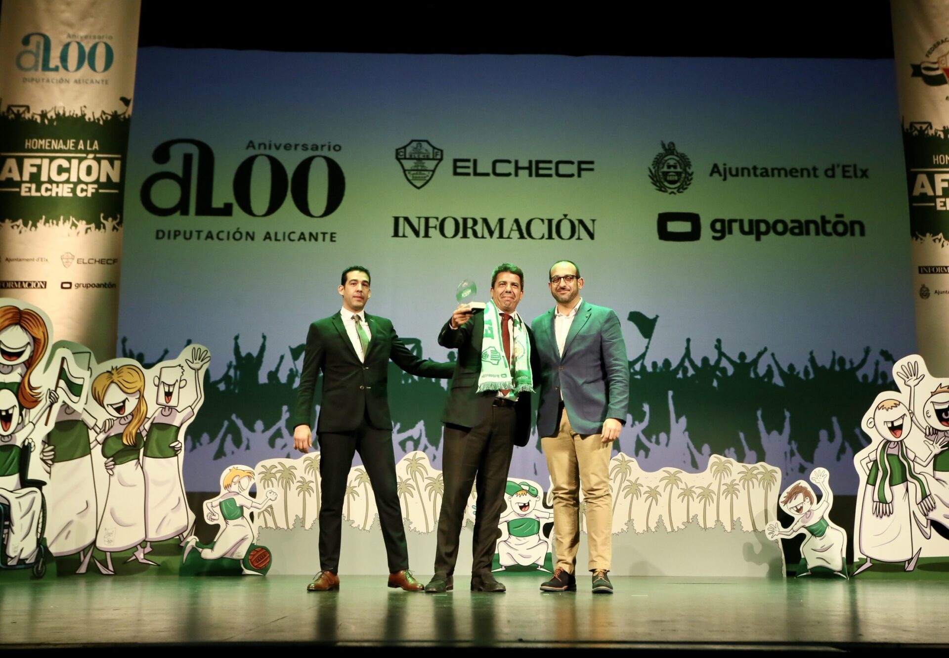 Homenaje aficion Elche CF